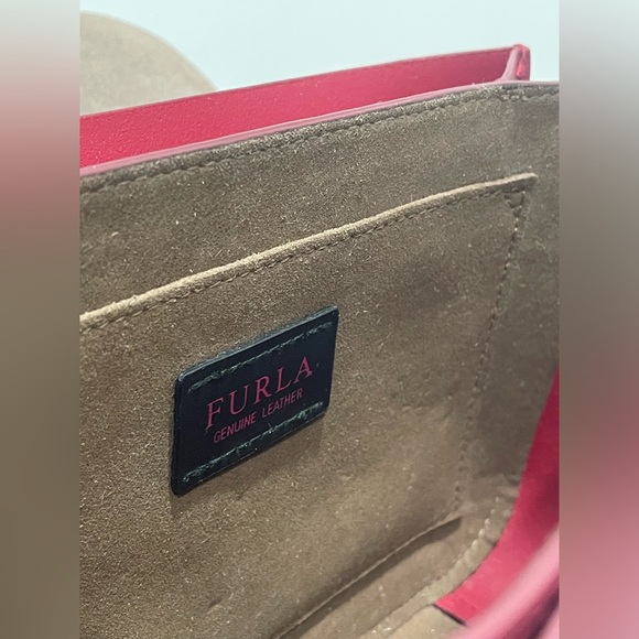 Furla Elisir Crossbody Bag Color Maroon, sz 7,5x6x3 inches (Read Description) - Picture 7 of 12